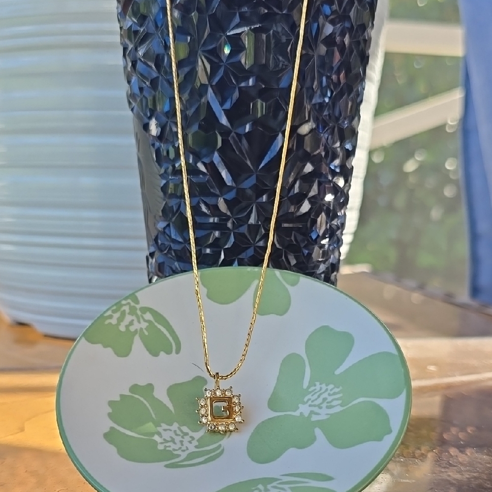 Givenchy Gold Minimalist Necklace with Pendant